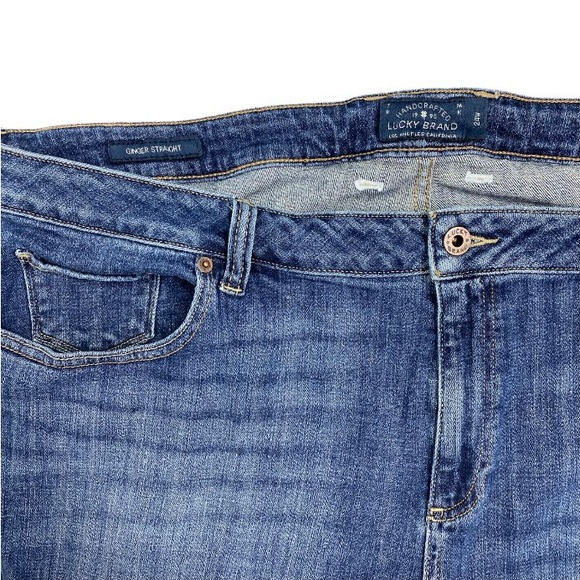 Lucky Brand Ginger Straight Jeans Plus Siz… - Picture 4 of 6